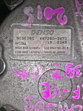 КОМПРЕССОР КОНДИЦИОНЕРА НА DAIHATSU MOVE LA150S KF