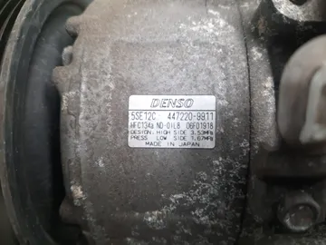 КОМПРЕССОР КОНДИЦИОНЕРА НА TOYOTA WISH ZNE14G 1ZZ-FE