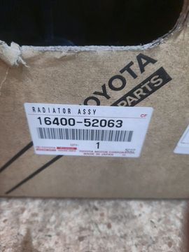 РАДИАТОР ОСНОВНОЙ НА TOYOTA LAND CRUISER FJA300W F33A-FTV