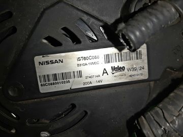 ГЕНЕРАТОР НА NISSAN SERENA C26 MR20DD