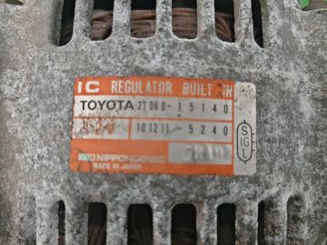 ГЕНЕРАТОР НА TOYOTA COROLLA AE110 5A-FE