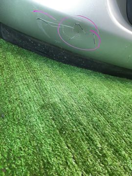 БАМПЕР НА HONDA FIT GD1