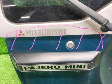 ДВЕРЬ ПЯТАЯ НА MITSUBISHI PAJERO MINI H56A