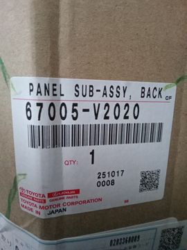 ДВЕРЬ ПЯТАЯ НА TOYOTA ALPHARD AAHH40W