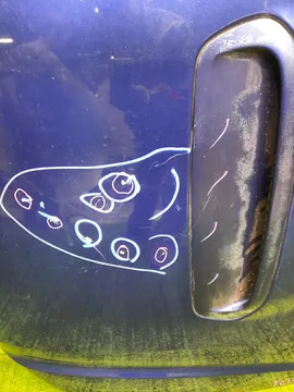 КАПОТ НА SUBARU LEGACY BH5