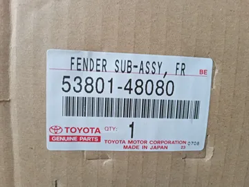 КРЫЛО 53801-48080 013Y0000970 НА TOYOTA KLUGER ACU20