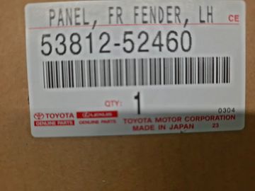 КРЫЛО 53812-52460 013Y0002195 НА TOYOTA PROBOX NCP160