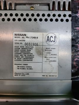 МАГНИТОФОН НА NISSAN CEDRIC Y34