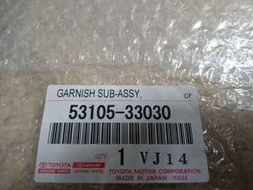 ЗАГЛУШКА БАМПЕРА НА LEXUS ES300H AXZH10
