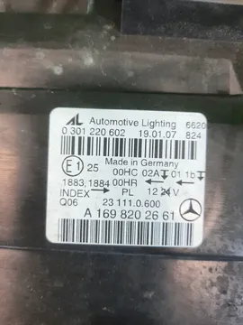ФАРА НА MERCEDES-BENZ B170 W245