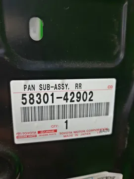 ПАНЕЛЬ КУЗОВА 58301-42902 559Y0000003 ПОЛ БАГАЖНИКА (ТАЗИК) НА TOYOTA RAV4 AXAH52