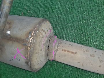 ГЛУШИТЕЛЬ НА NISSAN X-TRAIL NT30 QR20DE