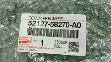 ЗАГЛУШКА БУКСИРНОГО КРЮКА НА TOYOTA ALPHARD AGH30W