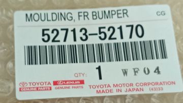МОЛДИНГ РЕШЕТКИ РАДИАТОРА НА TOYOTA SIENTA NHP170G