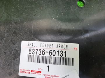 ПЫЛЬНИК КРЫЛА 53736-60131 566Y0000005 НОВЫЙ! ОРИГИНАЛ! НА TOYOTA PRADO TRJ150