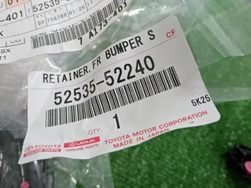 КРЕПЛЕНИЕ БАМПЕРА НА TOYOTA SIENTA MXPL10G