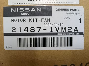 ВЕНТИЛЯТОР РАДИАТОРА 21487-1VM2A 21487-1VM1A 426Y0000075 ЭЛЕКТРОМОТОР НА NISSAN NOTE HE12