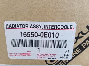 РАДИАТОР ИНТЕРКУЛЕРА НА TOYOTA HILUX GUN125 2GD-FTV