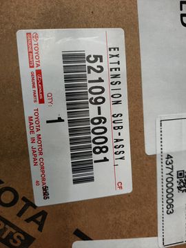 НАКЛАДКА БАМПЕРА НА TOYOTA LAND CRUISER VJA300W