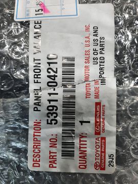 НАКЛАДКА БАМПЕРА НА TOYOTA TACOMA GRN305L
