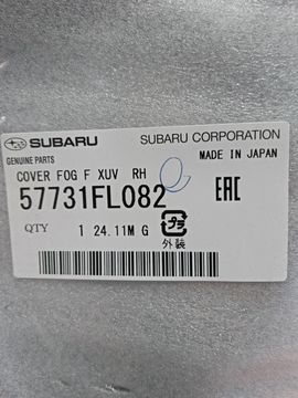 ОЧКИ ПРОТИВОТУМАНКИ 57731FL082 419Y0000002 ОРИГИНАЛ! ЯПОНИЯ! НА SUBARU XV GT7